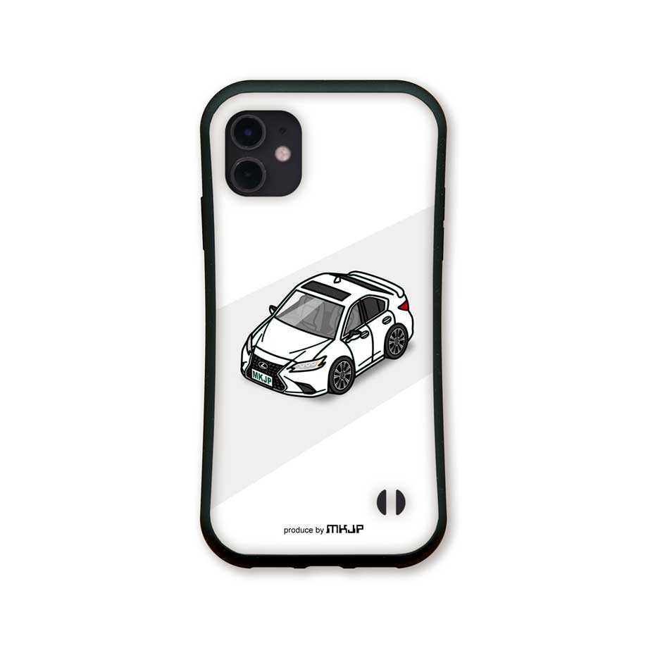 iPhoneグリップケース iPhone各種 車好き レクサス ES AXZH10型 ゆう