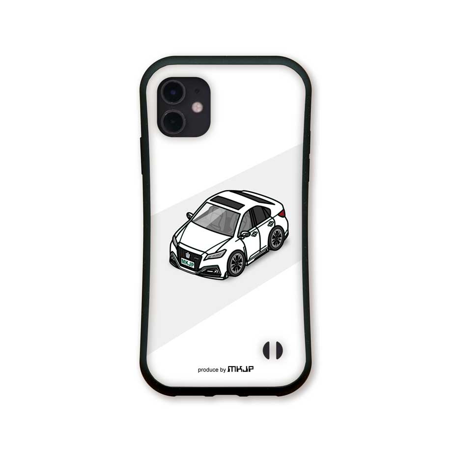 iPhoneグリップケース iPhone各種 車好き クラウン RS Advance