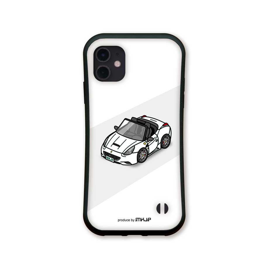 iPhoneグリップケース iPhone各種 車好き フェラーリ カリフォルニア