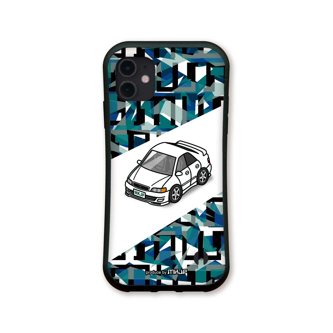 iPhoneグリップケース iPhone各種 車好き チェイサー ツアラーV エアロ