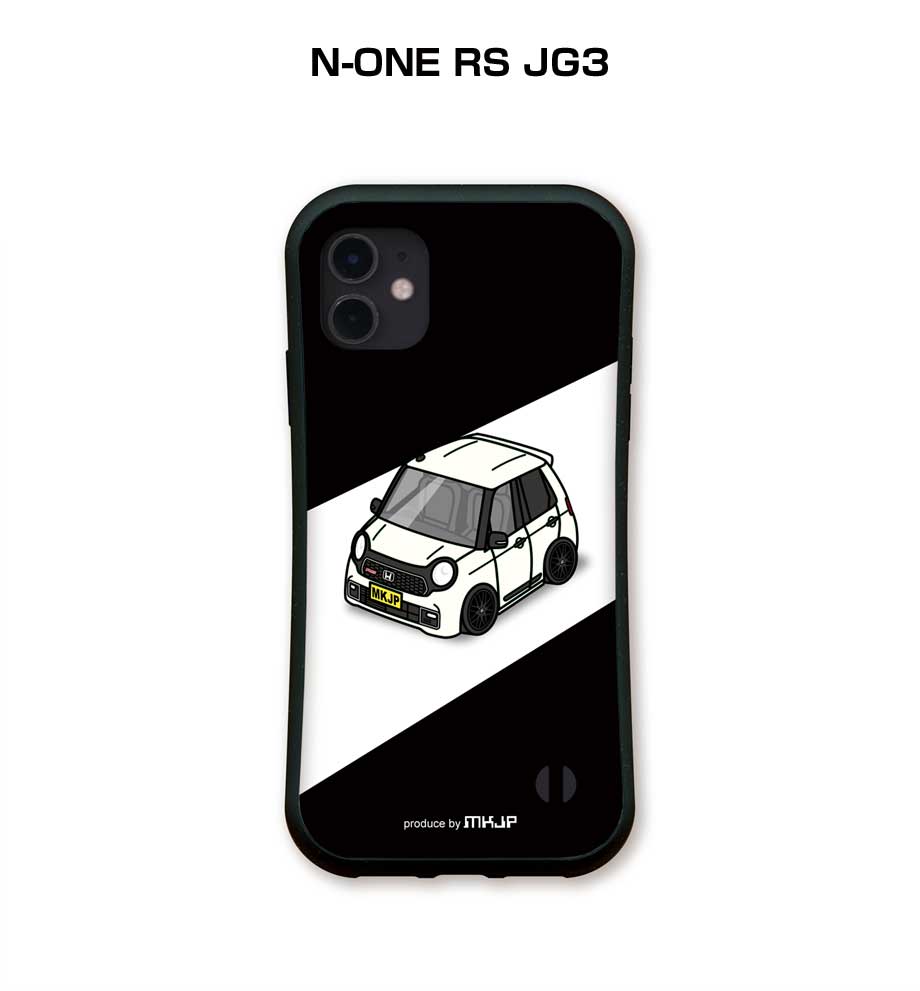 iPhoneグリップケース iPhone各種 車好き N-ONE RS JG3 ゆうパケット