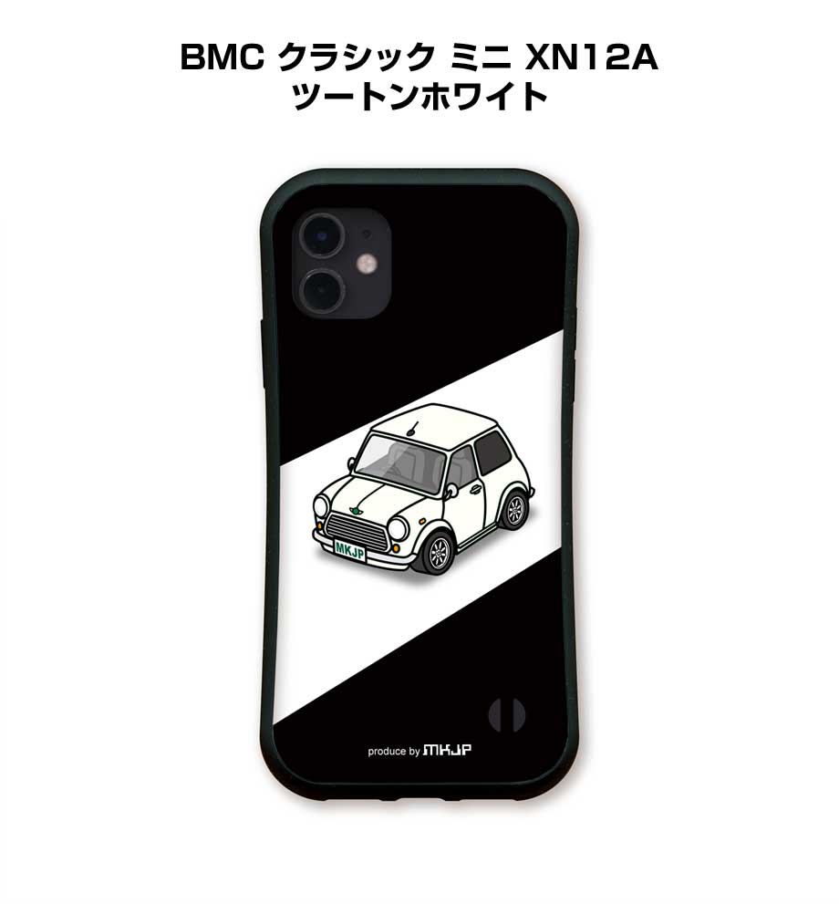 iPhoneグリップケース iPhone各種 車好き BMC クラシック ミニ XN12A
