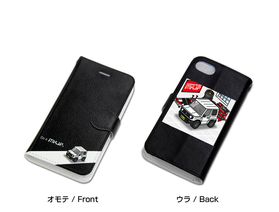 iPhoneケース 手帳タイプ iPhone各種 ジムニー JB64 ゆう
