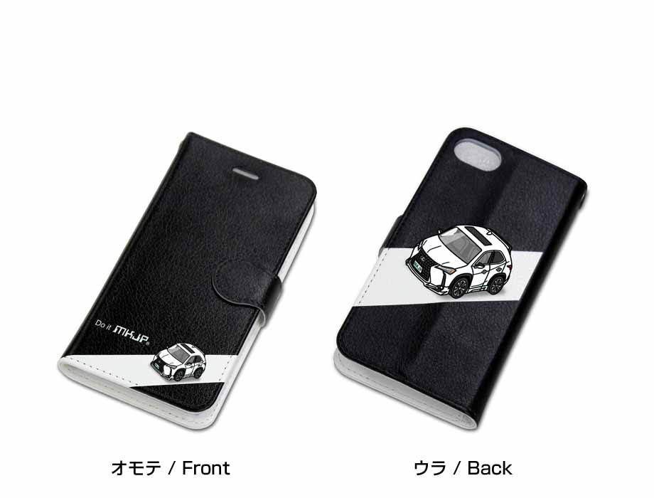 iPhoneケース 手帳タイプ iPhone各種 レクサス UX モデリスタ MZAA10
