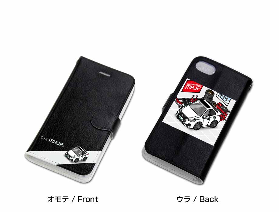 210系後期 クラウン アスリート デフォルメ iPhoneケース ホイール