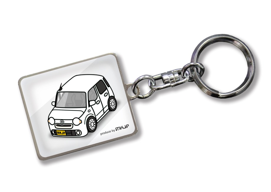 MKJP 車種別かわカッコいい キーホルダー ダイハツ ココア L675S L685S