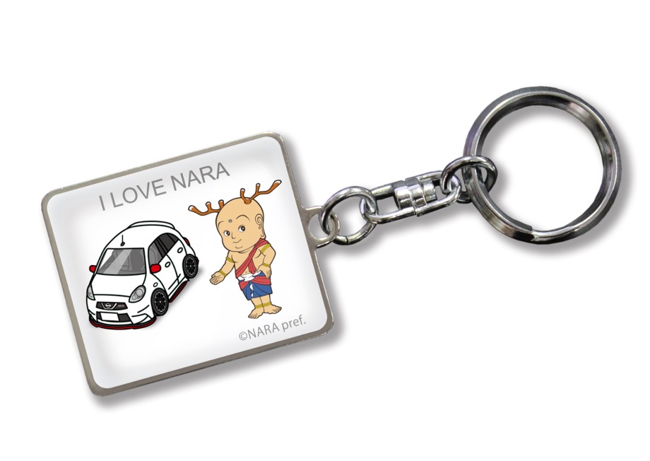 MKJP 車種別かわカッコいい キーホルダー ニッサン マーチ