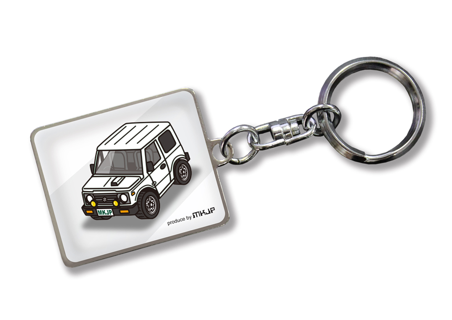 MKJP 車種別かわカッコいい キーホルダー スズキ ジムニー JA11型 ゆう