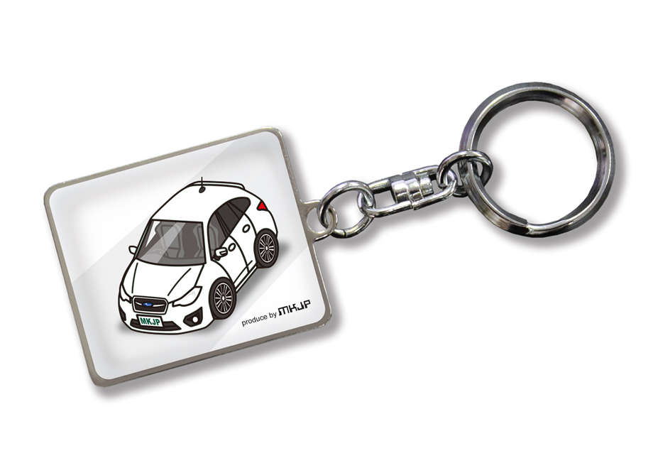 MKJP 車種別かわカッコいい キーホルダー スバル インプレッサ