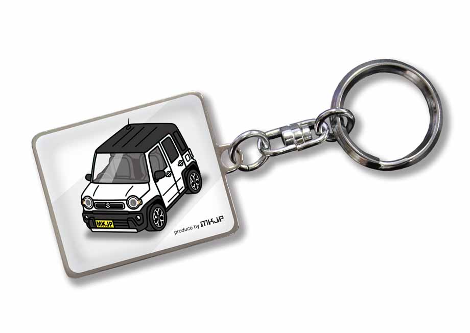 MKJP 車種別かわカッコいい キーホルダー スズキ ハスラー MR52S