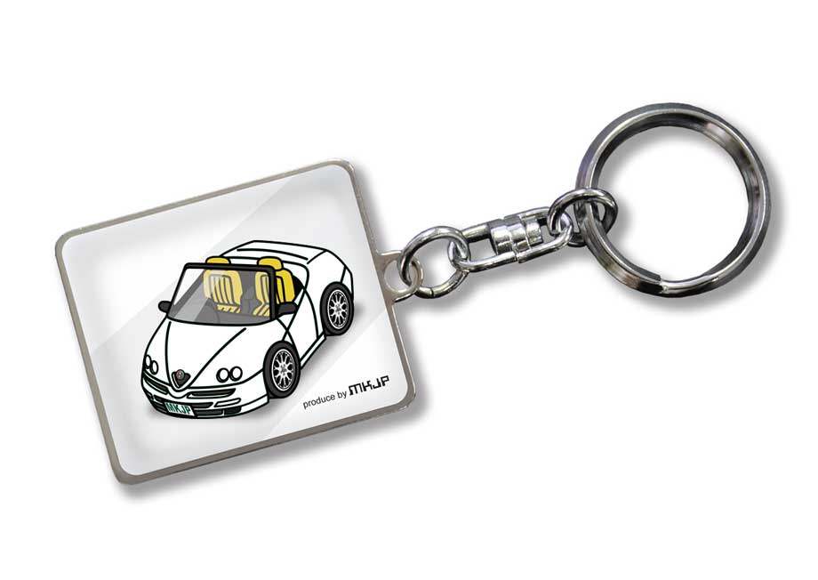 MKJP 車種別かわカッコいい キーホルダー 外車 アルファロメオ