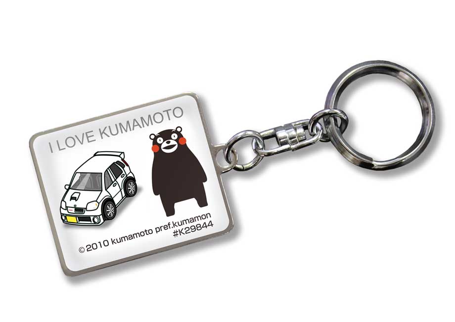 MKJP 車種別かわカッコいい キーホルダー スズキ Kei ワークス HN22S
