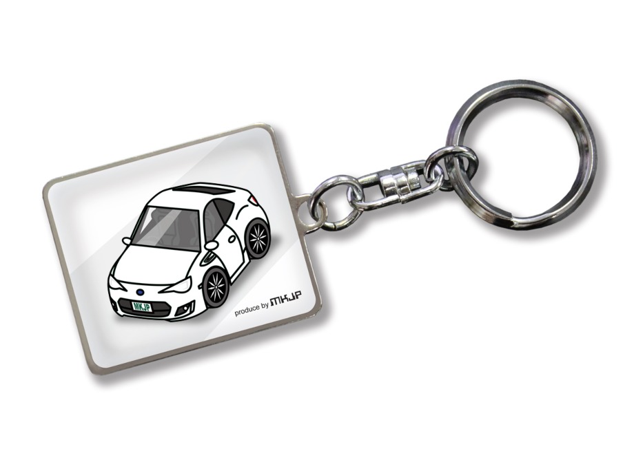 MKJP 車種別かわカッコいい キーホルダー スバル BRZ ZC6 ゆうメール