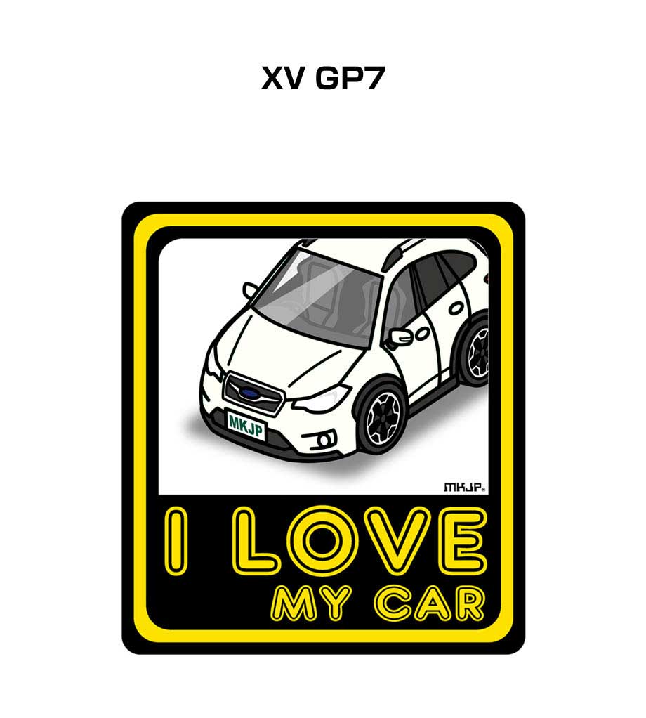 MKJP I LOVE MY CARステッカー 2枚入り スバル XV GP7 ゆうメール送料無料 : lovecar-sticker-0241 :  ドレスアップパーツショップMKJP - 通販 - Yahoo!ショッピング