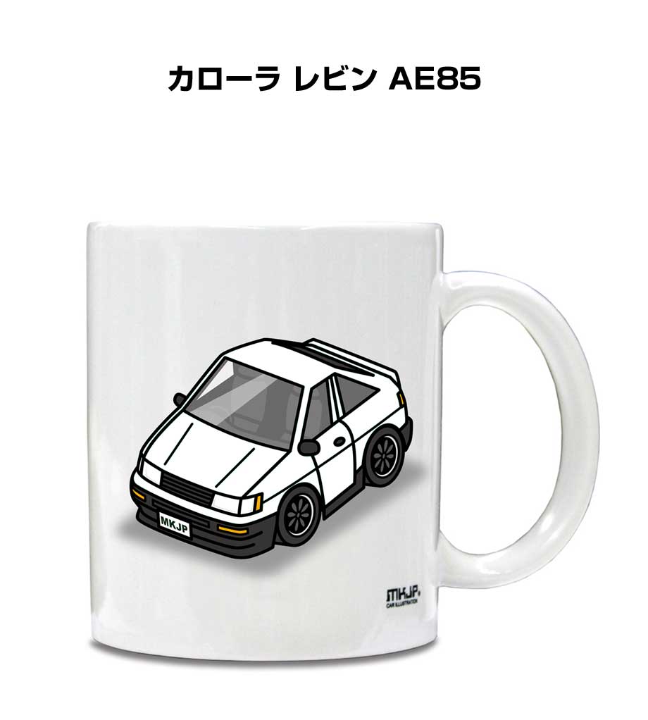 MKJP I LOVE MY CARステッカー 2枚入り トヨタ カローラ レビン AE85