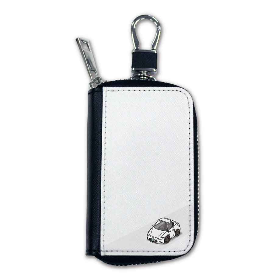 R様オーダー　カービング  4連キーケース　サンフェイス 楽天市場】スマートキーケース [L] with クリア窓付き 4連リング キー