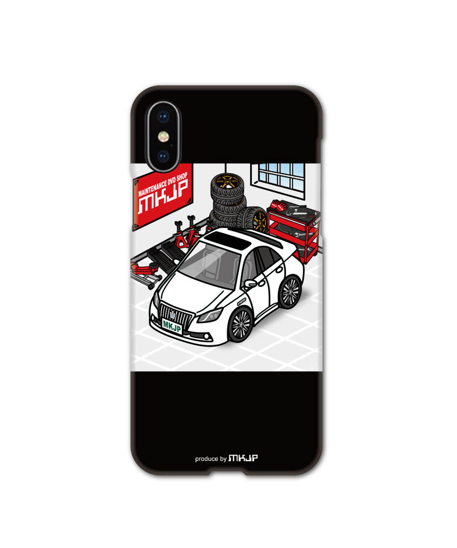 210系後期 クラウン アスリート デフォルメ iPhoneケース ホイール