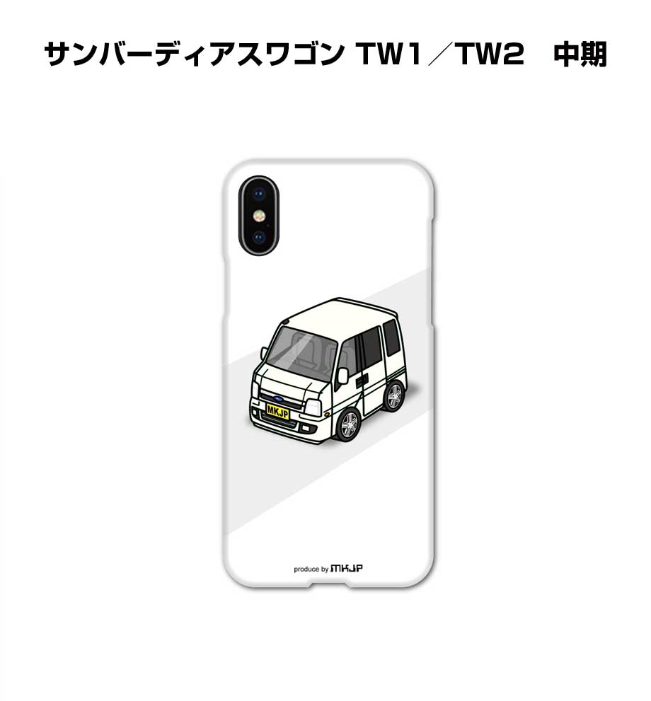 iPhoneケース ハードケース iPhone各種 車好き 祝い スバル サンバー
