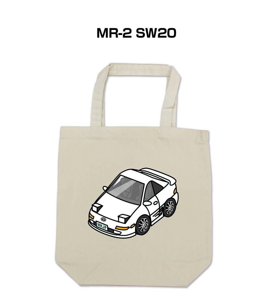 トートバッグ エコバッグ 車好き プレゼント 車 メンズ 男性 MR-2 SW20