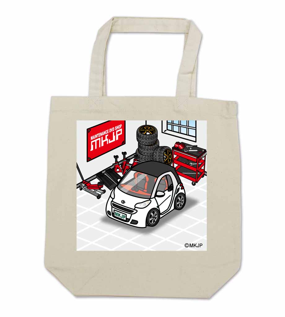 トートバッグ エコバッグ 車好き プレゼント 車 メンズ 男性 スマート