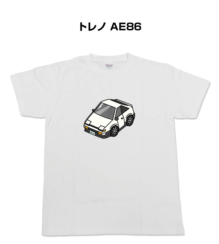 かわカッコいい Tシャツ トレノ AE86 ゆうパケット送料無料 : ドレス