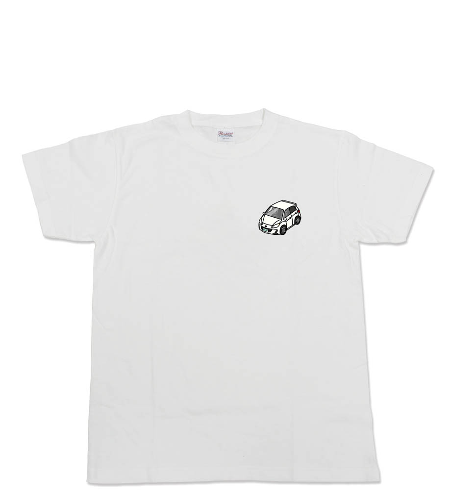 空白ごっこ　イラスト付きTシャツ Mサイズ 黒と青 ザ フォーキャッツ｜水陸両用 Tシャツ｜ユニセックス｜グラニフ