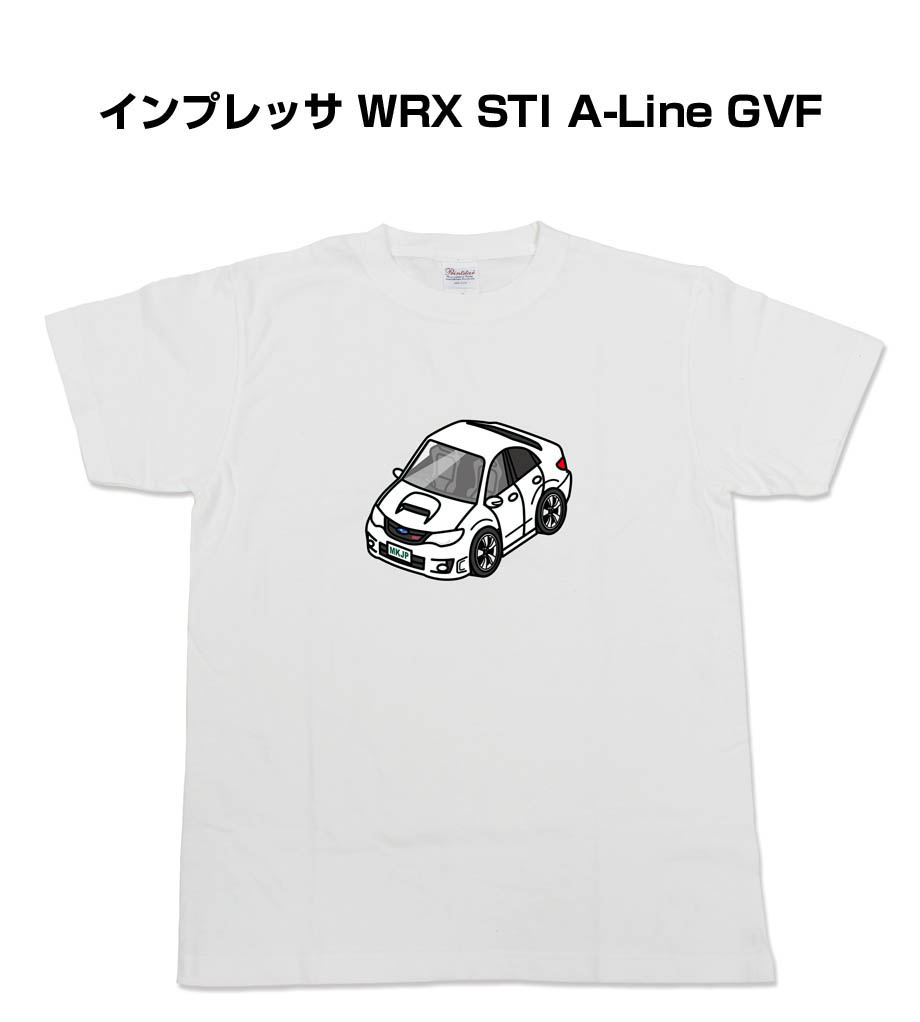 MKJP かわカッコいい Tシャツ スバル インプレッサ WRX STI A-Line GVF ゆうパケット送料無料 : tshirt-0471 :  ドレスアップパーツショップMKJP - 通販 - Yahoo!ショッピング