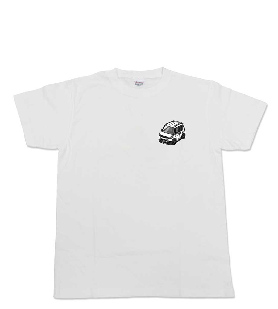 Tシャツ モノクロ シンプル 車好き プレゼント 男性 ミツビシ