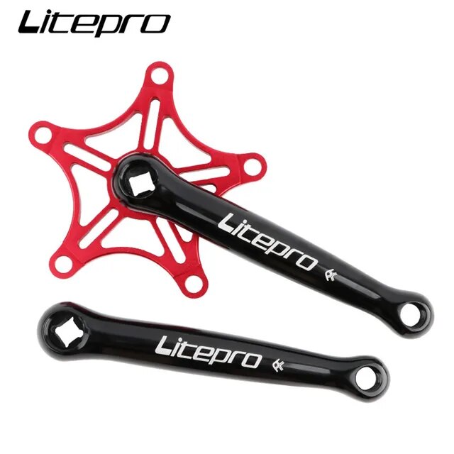 Liteproクランクチェーンホイール自転車クランクセット折りたたみ自転車超軽量366グラム角穴アルミ合金クランク130BCD :  a-1005001561204331-20240104 : MKSHOPSJAPAN - 通販 - Yahoo!ショッピング