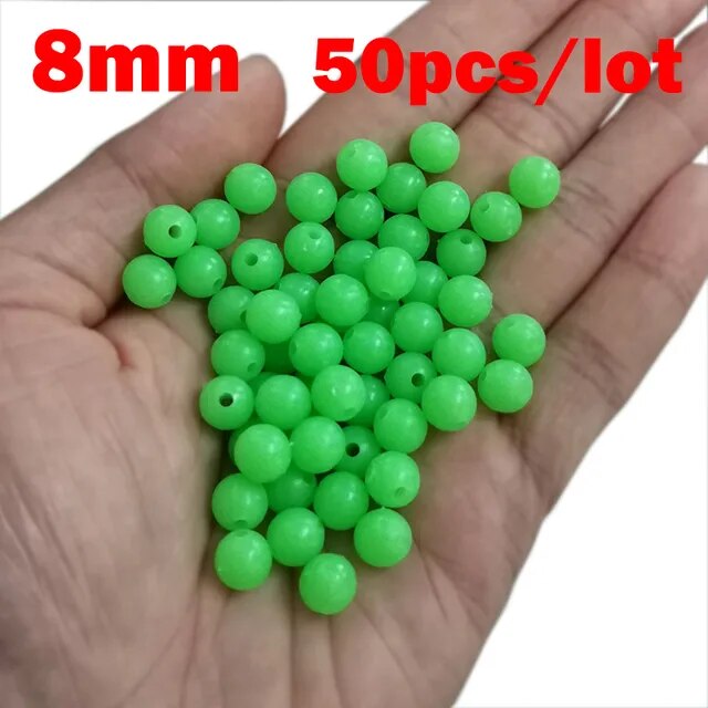 釣り用フィッシングビーズピース/ロット,6mm,8mm,ミックスカラー,発光,カロライナリグ,税金,釣り道具,日曜大工キット,シーバス｜mkshopsjapan｜03