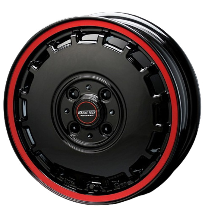 業販品 DUNLOP WINTER MAXX WM02 155/55R14 69Q Bahns Tech KT Stream ブラックレッドクリア 14インチ 4.5J+45 4H-100 冬用 4本