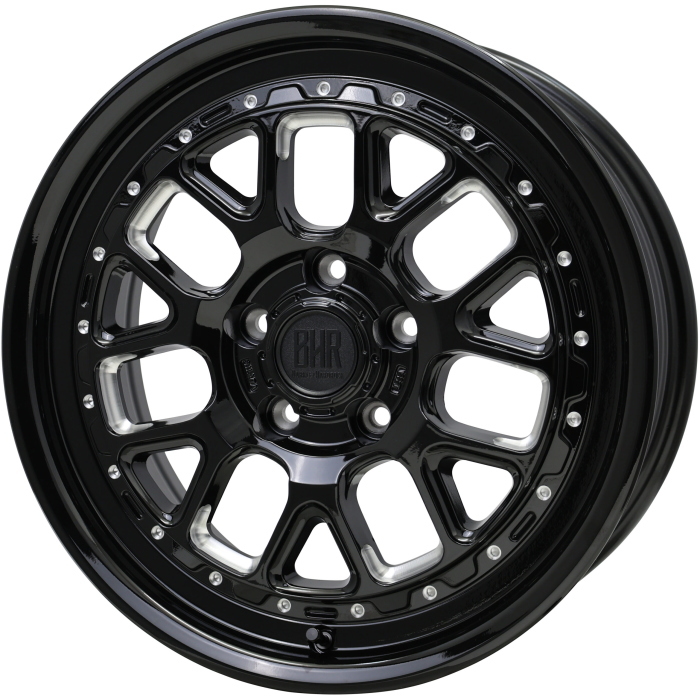 業販品 YOKOHAMA iceGUARD7 IG70 215/60R16 95Q BARKLEY HARDROCK HURON グロスブラック/マシニング 16インチ 7J+38 5H-114.3 冬用 4本