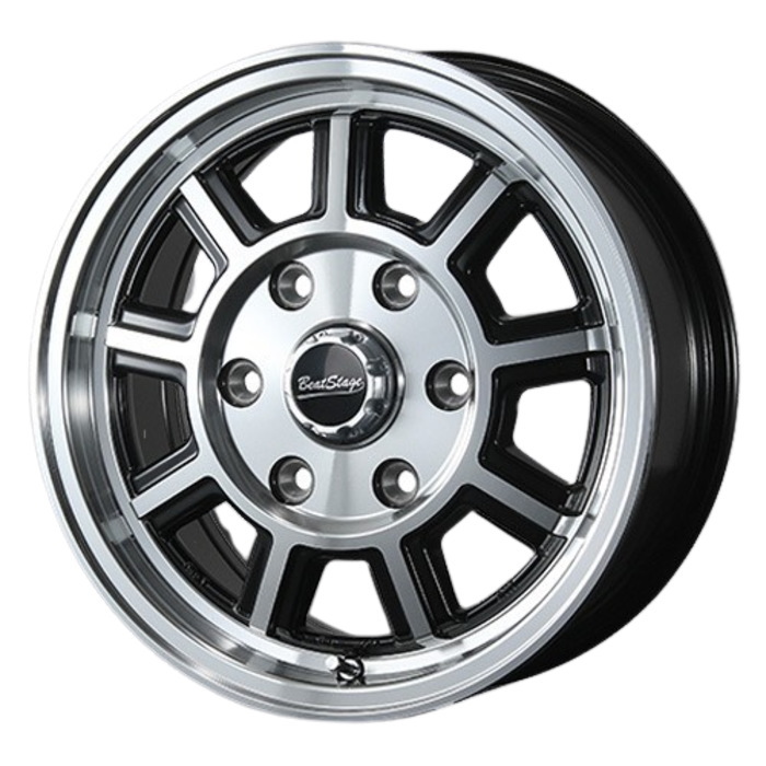 業販品 BRIDGESTONE REGNO GR-XIII TYPE RV 215/65R16 98H BeatStage KS-C ブラックポリッシュ 16インチ 6J+35 6H-139.7 夏用 4本