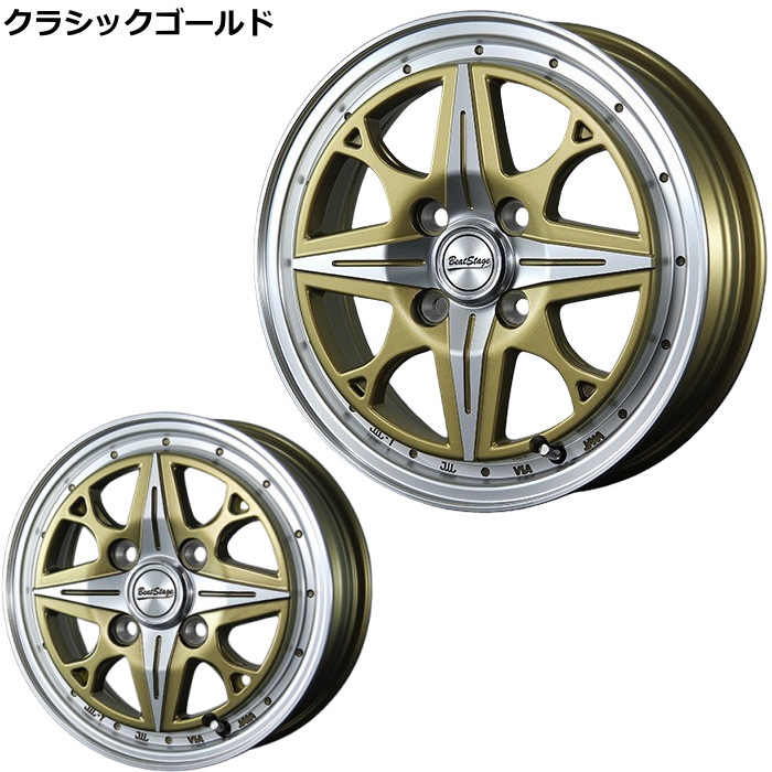 業販品 DUNLOP WINTER MAXX WM02 155/55R14 69Q BeatStage NS-C セミグロスブラック 14インチ 4.5J+45 4H-100 冬用 4本の画像