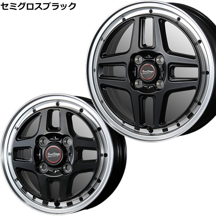 業販品 TOYO CELSIUS 155/65R14 75T BeatStage WT-C ブラックレッドライン 14インチ 4.5J+45 4H-100 夏用 4本の画像