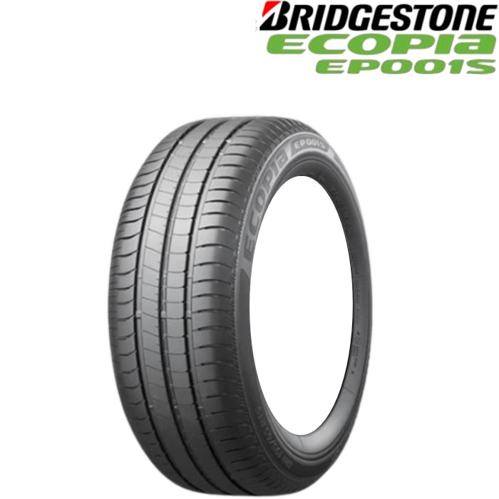 業販品 BRIDGESTONE ECOPIA EP001S  205/55R16 91V EUROMAGIC LANCE STP ブラックポリッシュ 16インチ 6.5J+48 5H-100 夏用 4本の画像