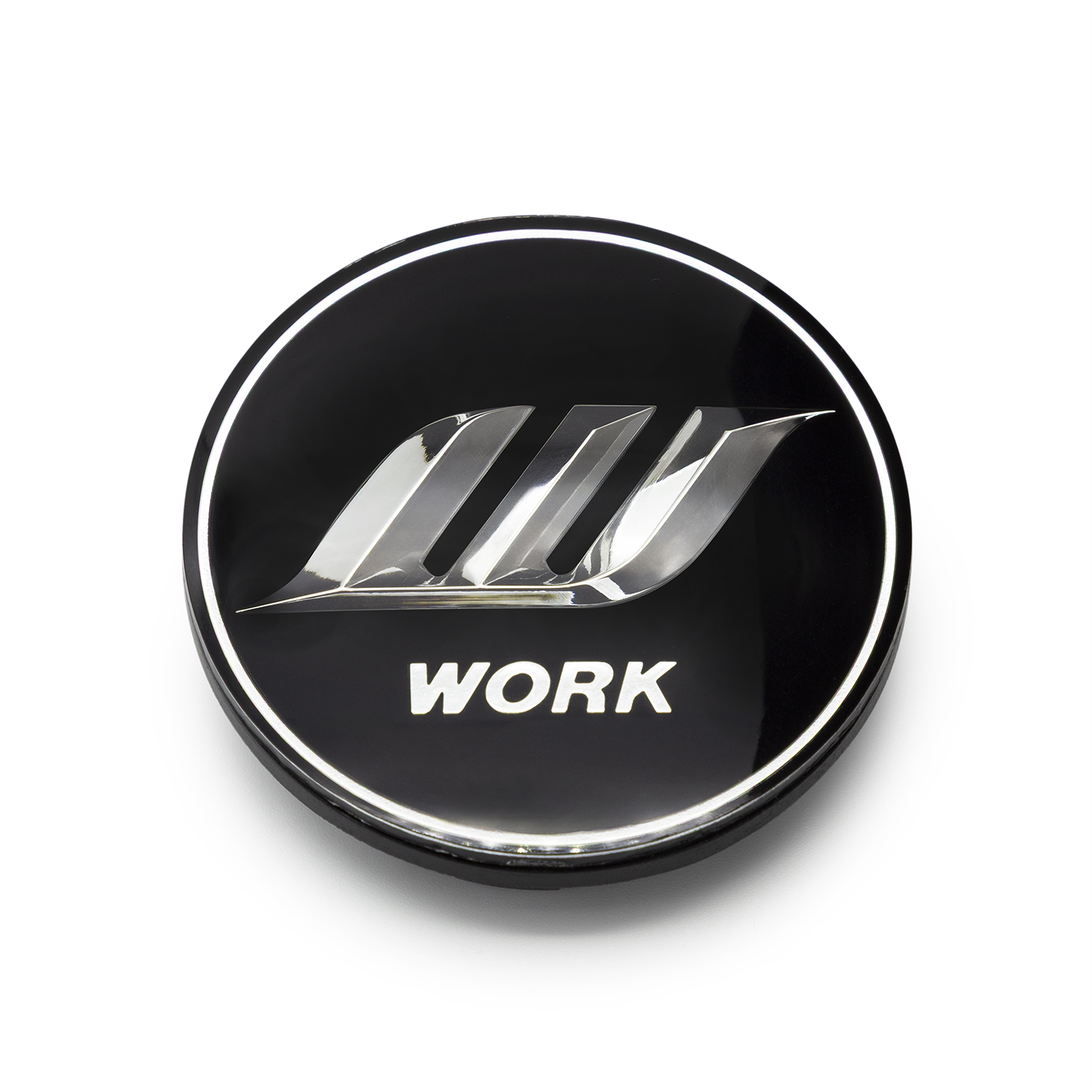 フクページ 送料無料 新品 正規品 WORK センターキャップ 1枚 Wエンブレム