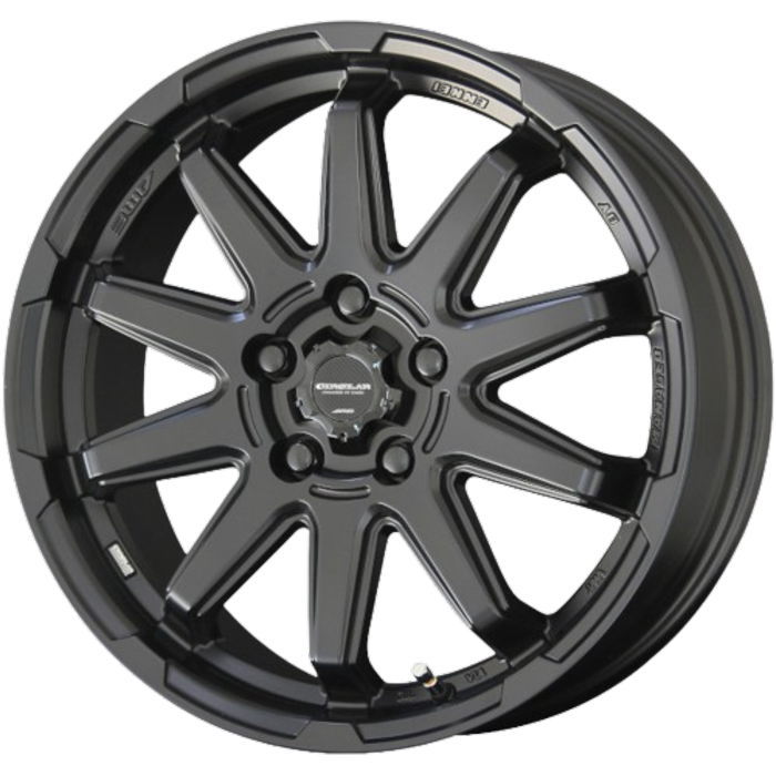 業販品 YOKOHAMA iceGUARD7 IG70 215/65R16 98Q CIRCLAR C10S マットブラック 16インチ 6.5J+38 5H-114.3 冬用 4本