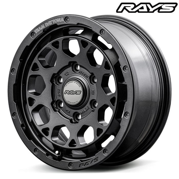 業販品 [4本] RAYS TEAM DAYTONA M9+ SPEC M ガンメタ (AOJ) 17インチ 8J+20 6H 139.7 特選タイヤ 265/65R17 [