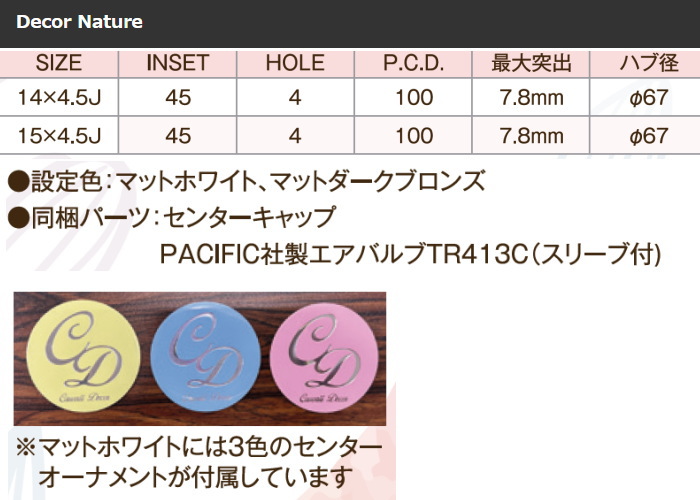 業販品 YOKOHAMA iceGUARD7 IG70 165/65R15 81Q Cawaii Decor Nature マットダークブロンズ 15インチ 4.5J+45 4H-100 冬用 4本の画像