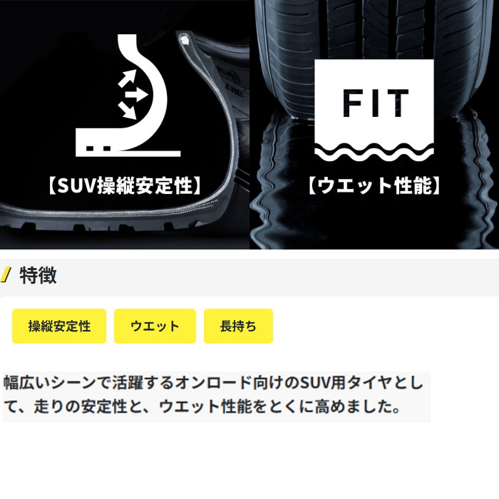 業販品 [個人宅-配送不可] 19インチ 235/50R19 103V XL DUNLOP GRANDTREK PT5 ダンロップ グラントレック サマータイヤ 単品 1本の画像