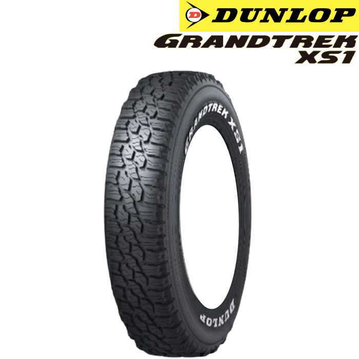 業販品 DUNLOP GRANDTREK XS1 WL 185/85R16 105/103L LT GARCIA CISCO BLACKMOON EDITION  16インチ 6J-5 5H-139.7 冬用 4本の画像