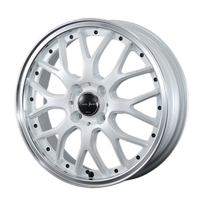 業販品 DUNLOP WINTER MAXX WM02 155/55R14 69Q EuroSport Type 815 パールホワイト 14インチ 4.5J+45 4H-100 冬用 4本