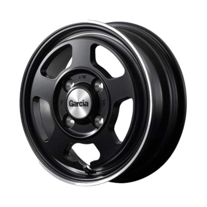 新品 ホイール 4本 Garcia Chicago 5 セミグロスブラック 14インチ 5.5J+40 4H-100