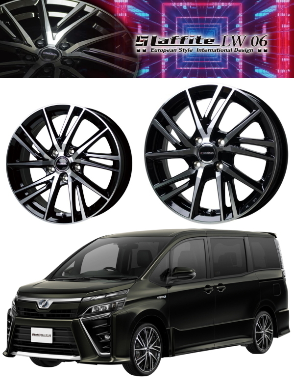 業販限定販売 冬用 4本セット 新品 Laffite LW 06 16インチ 6.5J+38 ブリヂストン VRX2 195/65R16 新型 プリウス(60系) :y snow tire 19565r16 024:Tire Wheel Shop M.K.S.T