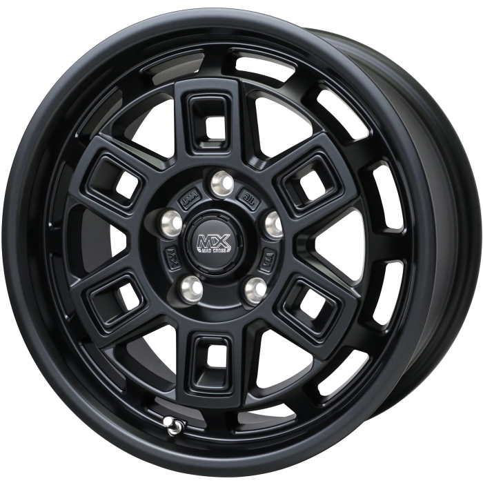業販品 YOKOHAMA iceGUARD8 IG80 205/55R17 95Q XL MADCROSS AEVER マットブラック 17インチ 7J+38 5H-114.3 冬用 4本