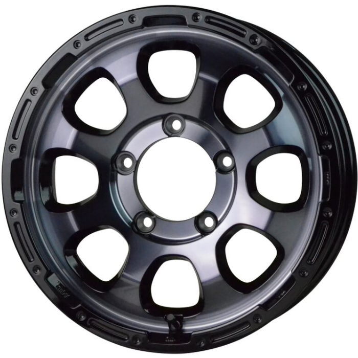 業販品 BRIDGESTONE BLIZZAK W989 195/85R16 114/112N MADCROSS GRACE 黒いこと読みやすい/リム黒いこと 16in 5.5J+20 5H-139.7 冬用 4本 車、バイク、自転車-タイヤ、ホイール