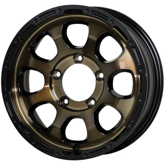 業販品 BRIDGESTONE BLIZZAK WZ-1 175/80R16 91Q MADCROSS GRACE ブロンズクリア/リムブラック 16インチ 5.5J+20 5H-139.7 冬用 4本