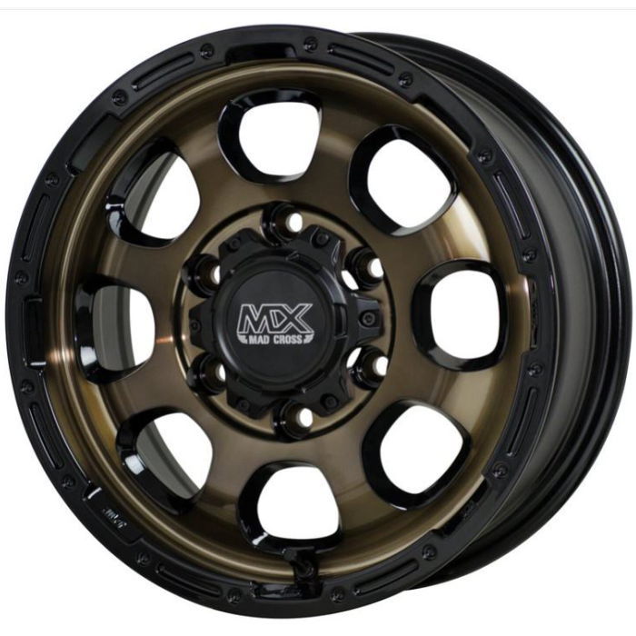 業販品 DUNLOP WINTER MAXX SJ8+ 205/70R15 96Q MADCROSS GRACE ブロンズクリア/リムブラック 15インチ 6J+44 6H-139.7 冬用 4本