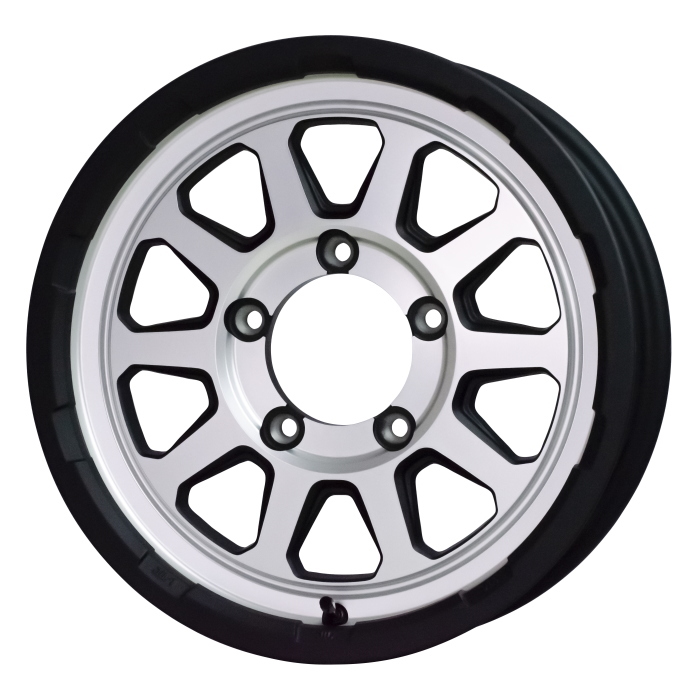 業販品 DUNLOP WINTER MAXX SJ8+ 175/80R16 91Q MADCROSS RANGER マットシルバー 16インチ 5.5J+20 5H-139.7 冬用 4本